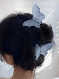 Resin Butterfly Pattern Hair Claw- Outfit