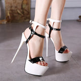 Dancing Shoes Heels Ladies Large Heels Women 41-45 Sexy Waterproof Platform Stilettos