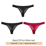 Sexy Lace Panties Women Low-waist Underwear Women's Thong Female G String Breathable Lingerie Temptation Intimates
