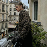 Leopard Printed Short Cardigan- Outfit
