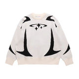 Street Y2k Coat Sports Street Hip-Hop Leisure Color Impact Style Knitted Couple Sweaters Wear
