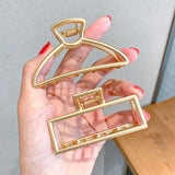 Woman Metal Hair Claws Hair Accessories Chic Barrettes Hair Clips Hairpins Ladies Hairgrip Headwear Girls Ornaments
