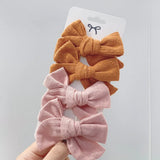 2021 New Leopard Print Hair Clips For Cute Girls BB Boutique Hairpins Bowknot Barrettes Headwear Kids Hair