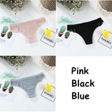 Lace Panties For Women Panties Set Solid Color Low Waist Plus Size Female Sexy Underwear Lingerie Seamless Briefs