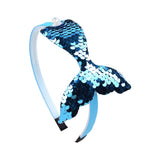 Inches Multi-layer Sequins Mermaid Headbands For Girls Rainbow Mermaid Pearls Hair Bands Handmade Headwear Hair