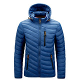 Winter New Leisure Warmth Thick Waterproof Jacket Parka Coat Jacket Men\'s Windproof Hat Parker Jacket Jacket
