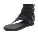 Women's Slope Sandals Summer 2024 New High-Top Women's Shoes With Heightened Herringbone Toe Roman