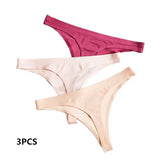 Ice Silk Thong Panties Sexy Women Underwear Female G-string Panties Solid Briefs For Ladies Low Waist Seamless
