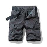Summer New Men Casual Retro Classic Pocket Overalls Shorts Fashion Cotton Camouflage Shorts Male Aunt