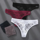 Women's Underwear Panties Transparent Cotton Sexy Thong Soft Low-waist G-String Breathable Comfortable Fashion