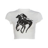 Autumn And Winter New Women's Clothing Jennie With The Same Hot Girl Collar Print Tops The Hips Long