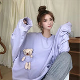 Oversized Hoodie Kawaii Cute Streetwear Women Pullovers Korean Fashion Harajuku Soft Girl Aesthetic Female