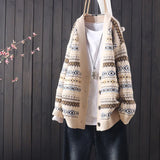 spring and autumn fashion new products all-match loose V-neck long-sleeved knitted cardigan women's casual