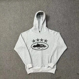 Five-Star Ship Printing Loose Hooded Hoodie Street Sports And Leisure Suit