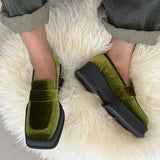 Toe Women Shoes Autumn Flats Marie Janes Shoes 2022 New Lolita Suede Platform Ladies Shoes Sport
