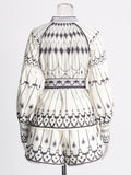 Holiday Leisure Wind 2025 Spring New Fashion Design Collar Lantern Sleeve Shirt Shorts Suit