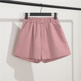 Zingj Photo Suit Shorts Female Summer 2024 New High Waist Loose Gray Five Minute Pants Straight Tube Hong Kong Flavor Casual