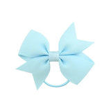 Grosgrain Ribbon Hair Bands Ponytail Holder Rubber Band For Baby Girls Handmade Hair Rope Scrunchie Hair