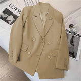 Taro Violet Silove Suit Jacket Woman 2025 Spring New Korean Design Sense Niche Fashion Small