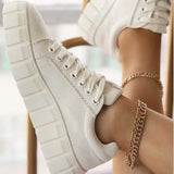 Zingj Size Shoes Women's Platform Casual Flat Shoes Women's Shoes Korean Version Of Fashion Lovers