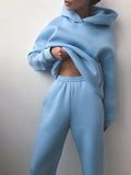 And Winter Women's Casual Fashion Thick Long-Sleeved Trousers Two