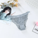 Panties Women Lace Hollow Out Underwear Panties Lingerie Ladies Seamless Low-Waist Briefs Underpants Intimates Panty