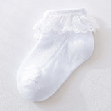 0 to 6 Yrs Toddler Baby Child Girls Ruffle Lace Ankle Cotton Dress Socks Princess Summer Cotton Eyelet Flower
