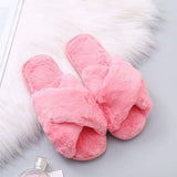 Zingj Slippers Female 2023 Spring Autumn New Women's Moon Flat Bottom Home Indoor And Outdoor Wear Plush Cotton Mop- Outfit