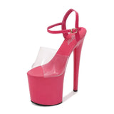 Zingj 17Cm20cm Special High Heels Capillary With Sexy Waterproof Platform Hate Day Superb High Slippers Female