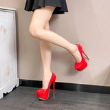 Heels, Sexual Feelings, High Models, Catwalk Style, Shallow Mouth, Large Size Women's Shoes, Waterproof Platform, Soft Heels, Sex Bed Cannon