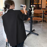 Gray Blazer Women's Autumn Small Man 2025 New Korean Version Of High-End Fried Street Casual Plus-Size