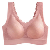 Sexy Latex Seamless Bra Women Push Up Underwear Gathers Shock-Proof Pad Female Intimate Fashion Soft Plus Size