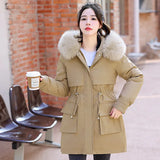 Fashion Live Face Live Courage In The Long Women Style To Overcome The 2024 Winter One Dress Three Wear Female Waist Cotton-Padded Jacket Coat Tide-Outfit