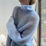 And Summer New Body Repair Neck Tie Bare Back Knitted Sweater