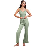 Pajamas Female Lace Lace Sling Trousers Sexy Royal Elder Sister Lady Home Clothes Two