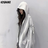 Women Hoodies Sweatshirts Casual Solid All-match Lantern Sleeve Fashionable Feminino Student Korean Style