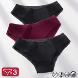 3PCS Women's Cotton Briefs Lace Ventilation Underwear Women Sexy Women's Panties Female Underpants Solid Color