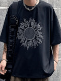 Men's Darkness Sun Graphic Tee- Outfit