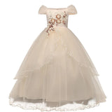 Girl Princess Dress Christmas Dress Girl Party Gown Backless Kids Girls Prom Party Dress New Year Children's
