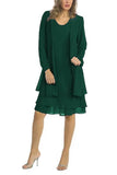 Shipping Mother of The Bride Dresses 2021 Chiffon Plus Size Long Sleeve Party Gown robe de soire de