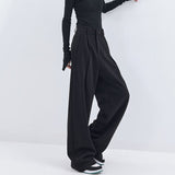 Vintage High Waist Wide Leg Suit PantsOutfit