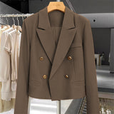 Zingj Jacket Female 2024 Avocado Autumn New Temperament Fried Street Short Small Casual