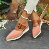 Women's Sandals 2025 Summer New Flat Bottom Slope And Pointed Casual Women's Cool Slippers