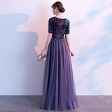 Dress 2025 New Banquet Temperament Long-Term Squins Adult Choir Show Long Dress Tibetan