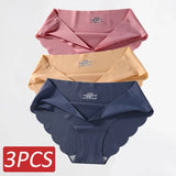 Seamless Silk Panties Women Underwear Sexy Female Underpants Briefs Woman Lingerie Underwear Ice Silk