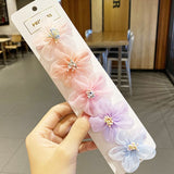 New Cute Colorful Bow Hair Clips For Girls Sweet Headband Hair Ornament Barrettes Hairpin Kids Fashion Hair