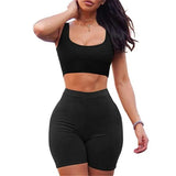 Piece Set Yoga Summer Women's Two Piece Crop Top Skirt Set Sleeveless Outfits Summer Casual Clothes Women Sleeveless