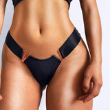 Sexy Panties Women v-shaped Metal decoration Low-Waist Underpant Hollow Out Female Seamless Underwear G-String