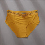 Seamless Women's Panties High Waist Letter Printed Plus Size Briefs Femme Pantys Sexy Lace Underpants For Women