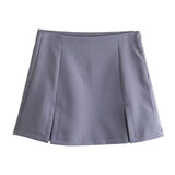 Women's Clothing 2025 Spring New Sexy 4 Color Tight Single-Breasted Breast Small Vest + Short Skirt